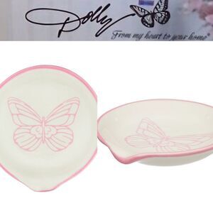 Dolly Parton Floral Butterfly Spoon Rest
